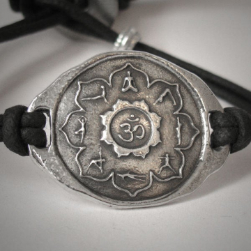 Yoga Jewelry Yoga Bracelet Yoga Gift Lotus Flower Mala Om Spiritual Mandala Meditation Chakra Bracelet