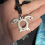 Sea Turtle Open Circle Pendant