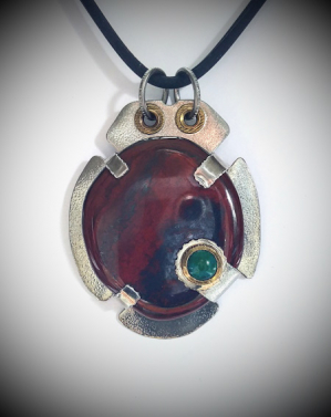 Red Jasper & Chrysocolla 
