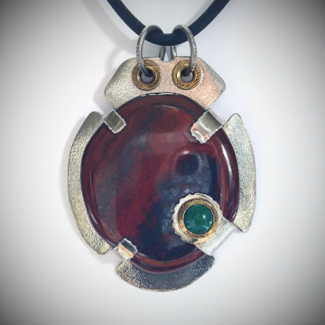 Red Jasper & Chrysocolla 
