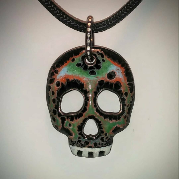 Enamel Skull 2
