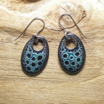Enamel Earrings