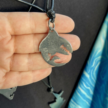 Circular Shark Pendant