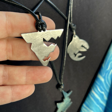 Triangular Shark Pendant